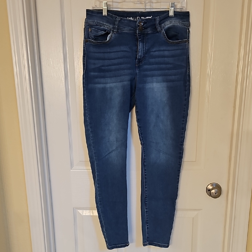 Wallflower Dark Blue Skinny Jeans